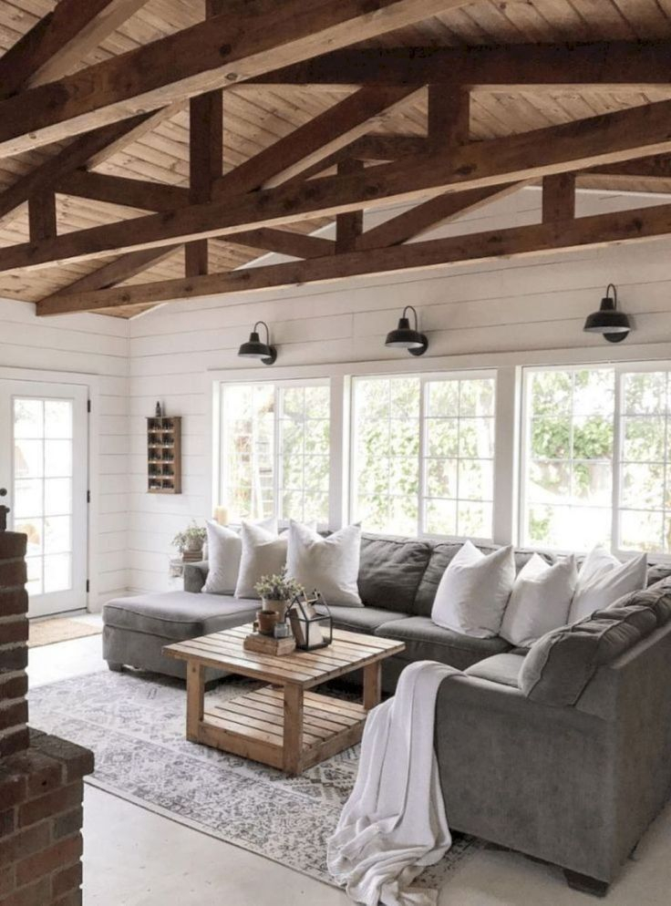 Livingroom design ideas to make look confortable for guest 37