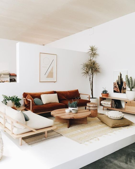 Livingroom design ideas to make look confortable for guest 41