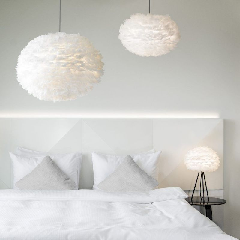 Luxury bedroom design ideas with goose feather 40