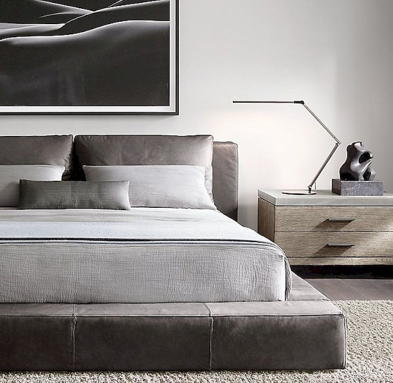 Luxury bedroom design ideas with goose feather 51