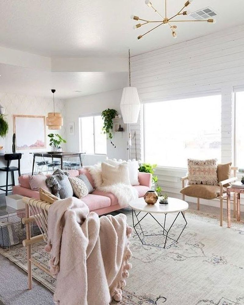 Spring living room design ideas that you can copy right now 32