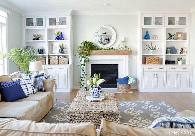 Spring living room design ideas that you can copy right now 40