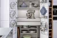 The best kitchen appliance storage rack design ideas 12