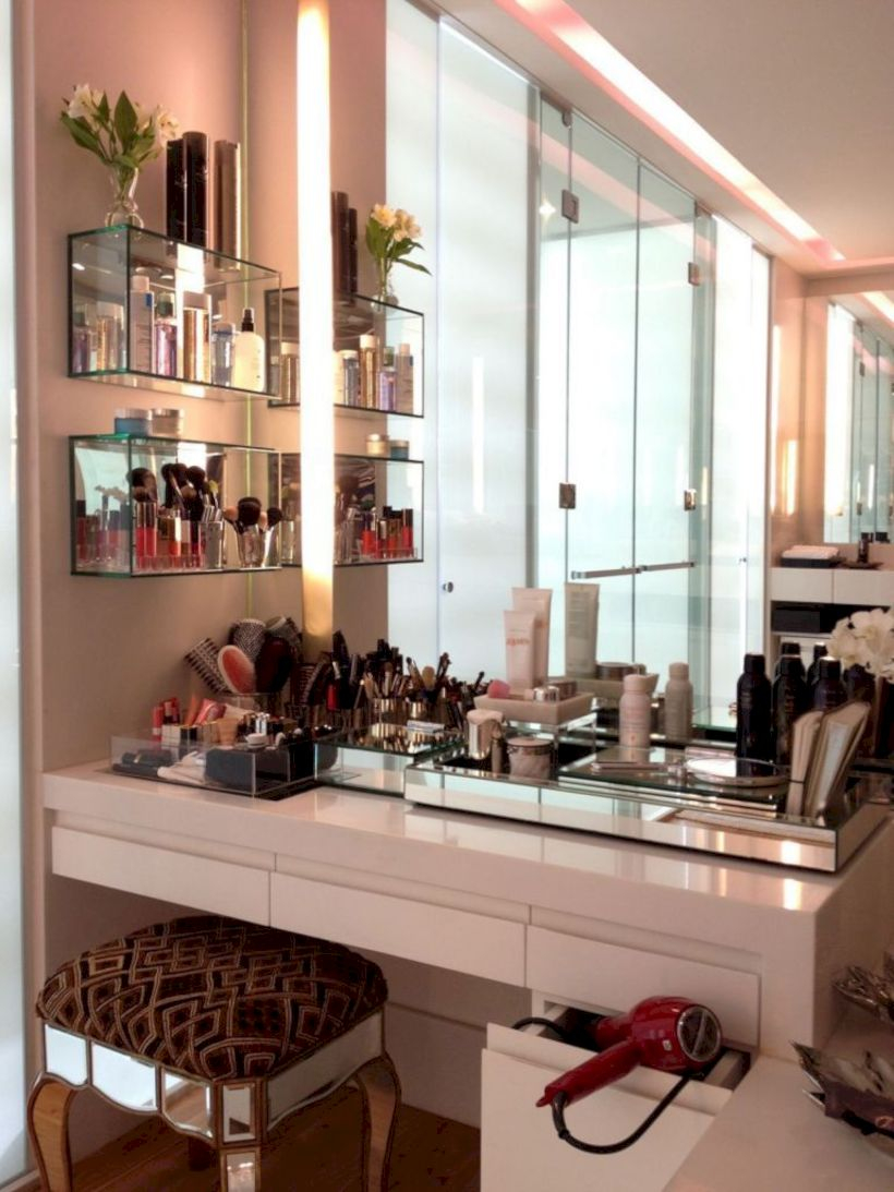 The best makeup table design ideas that you must copy right now 28
