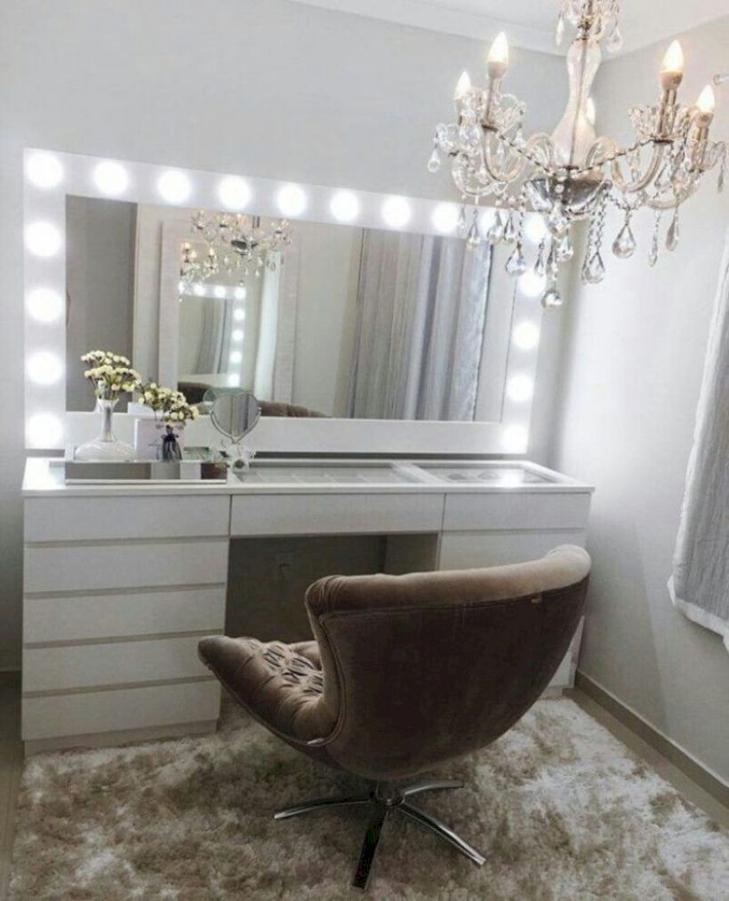 The best makeup table design ideas that you must copy right now 31