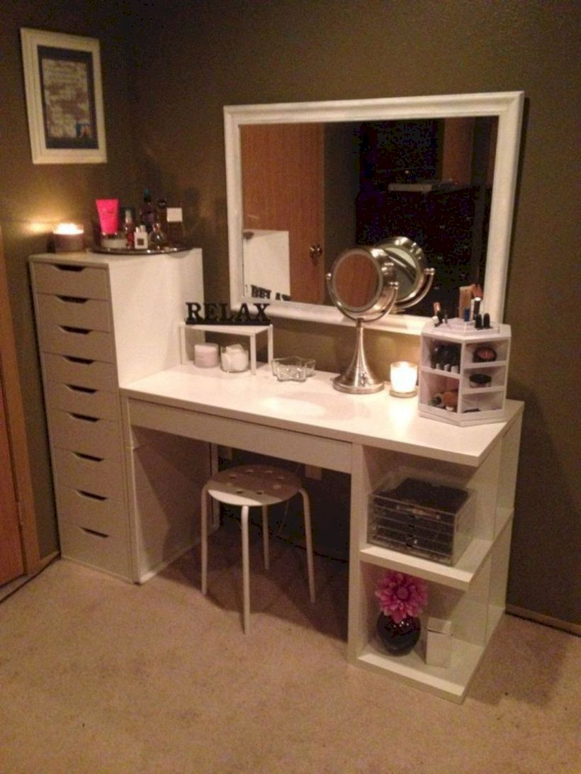 The best makeup table design ideas that you must copy right now 35