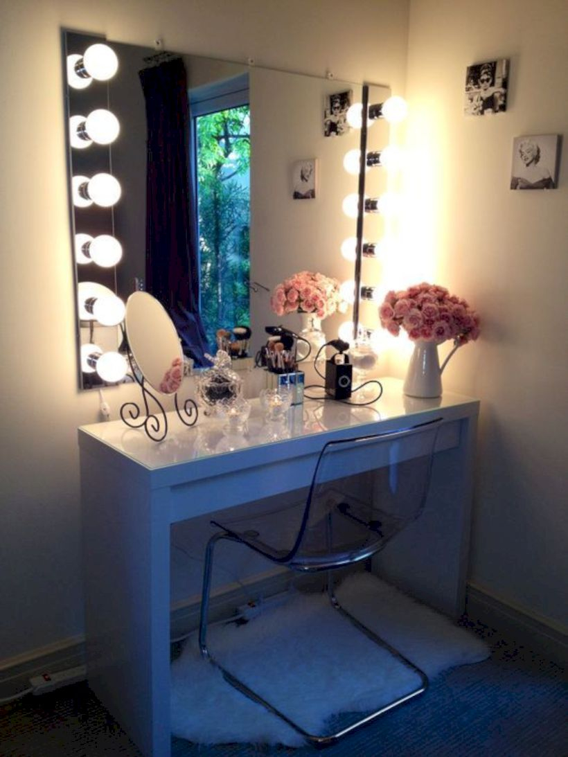 The best makeup table design ideas that you must copy right now 40