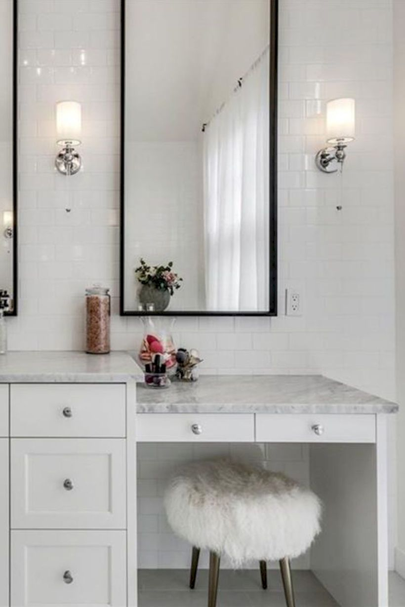 The best makeup table design ideas that you must copy right now 41