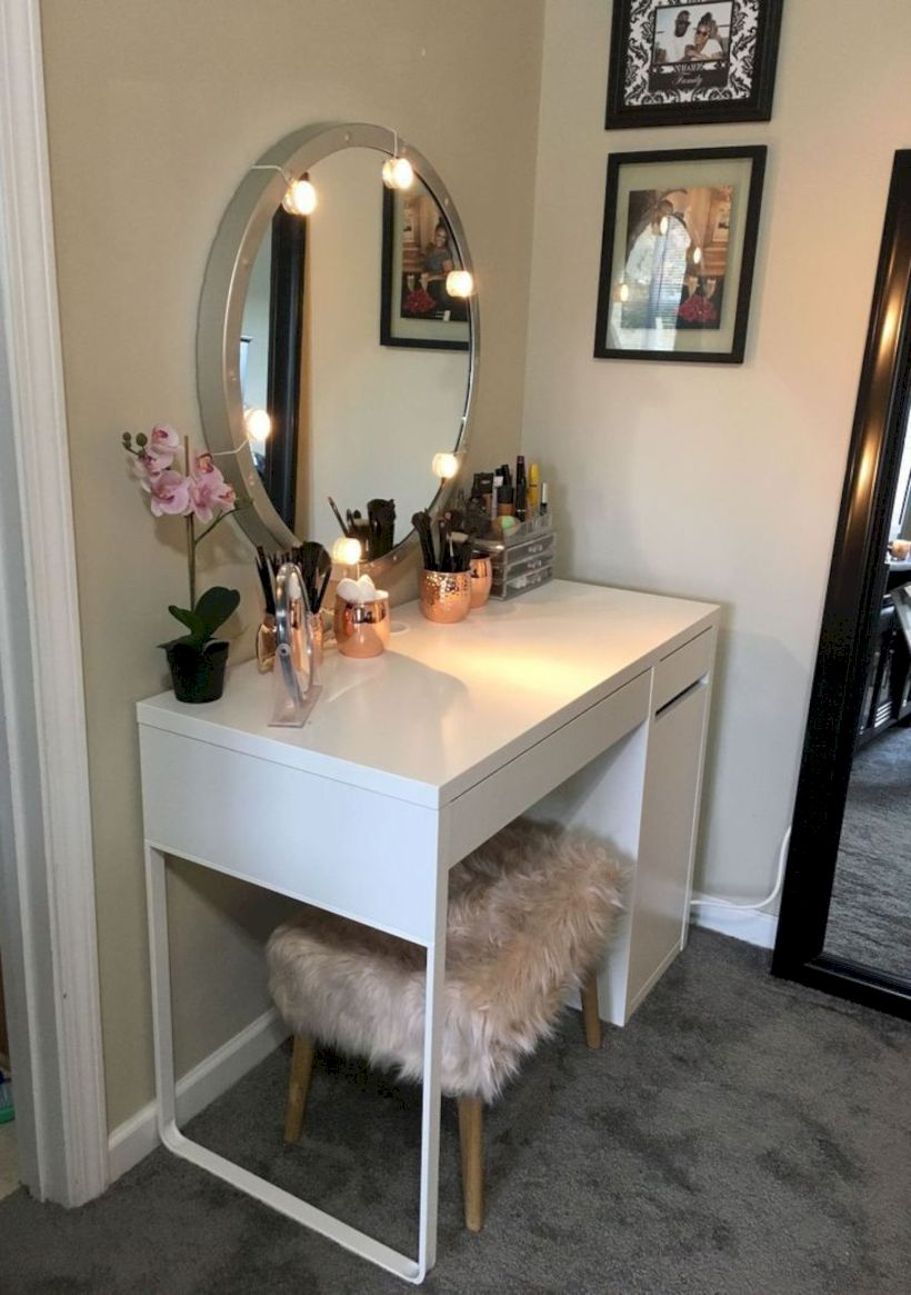 The best makeup table design ideas that you must copy right now 42
