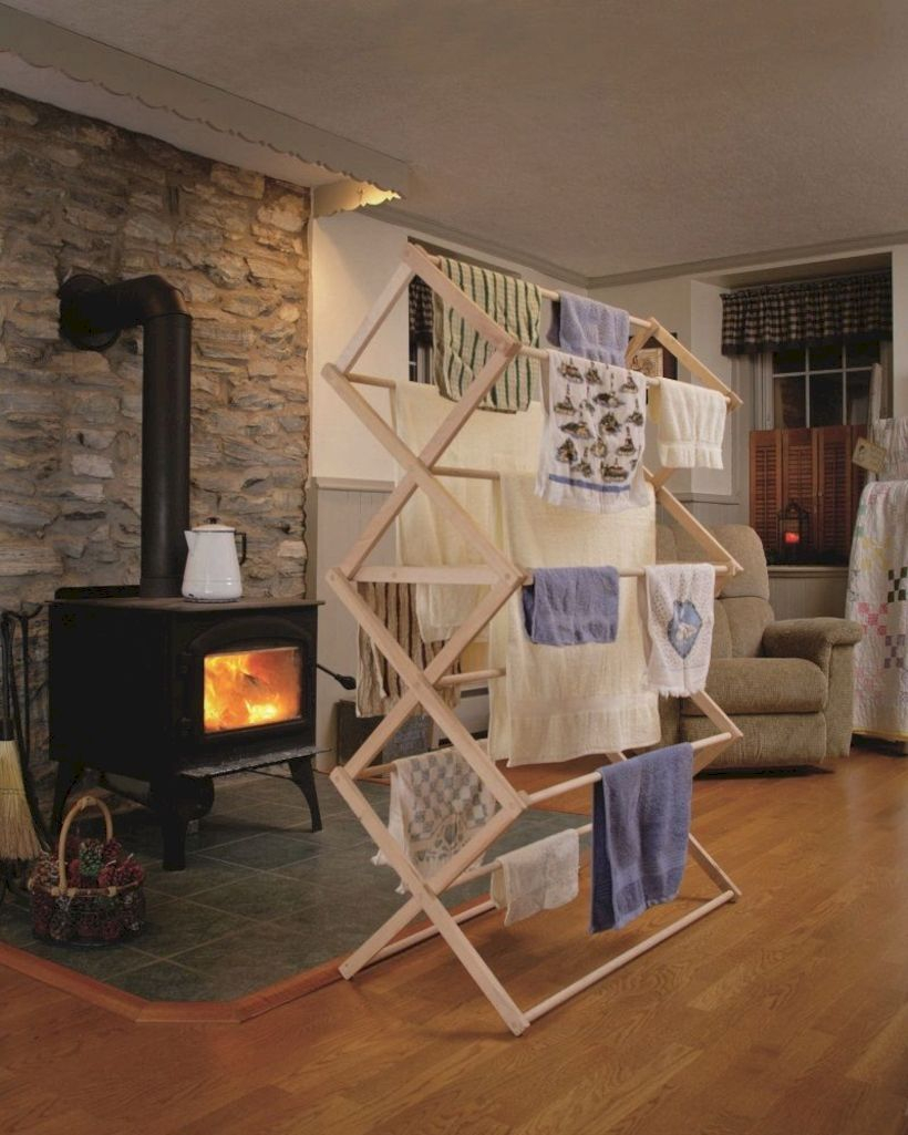 Drying rack design ideas that you can try 21