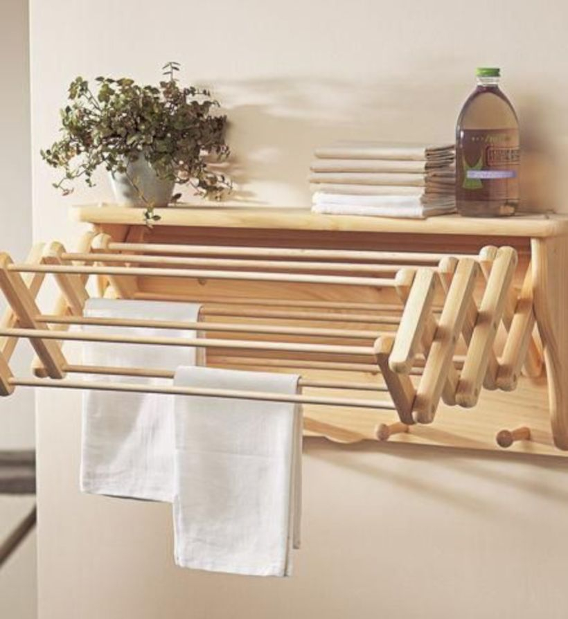 Drying rack design ideas that you can try 23