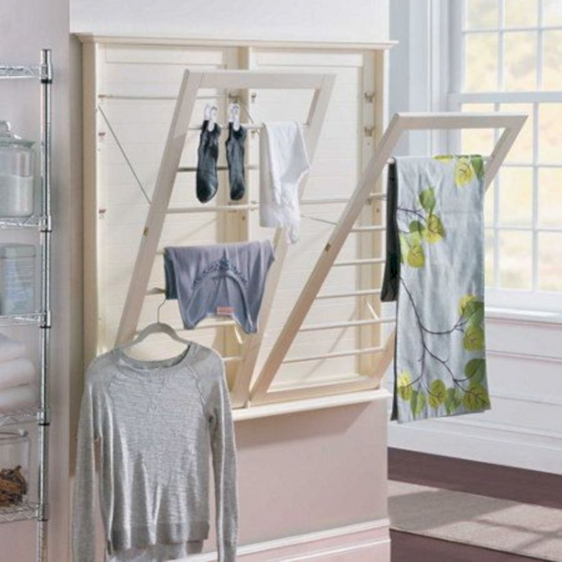 Drying rack design ideas that you can try 25