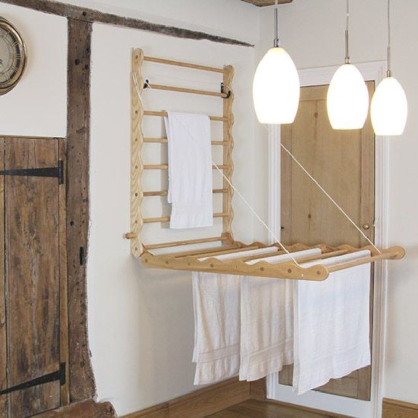 Drying rack design ideas that you can try 30