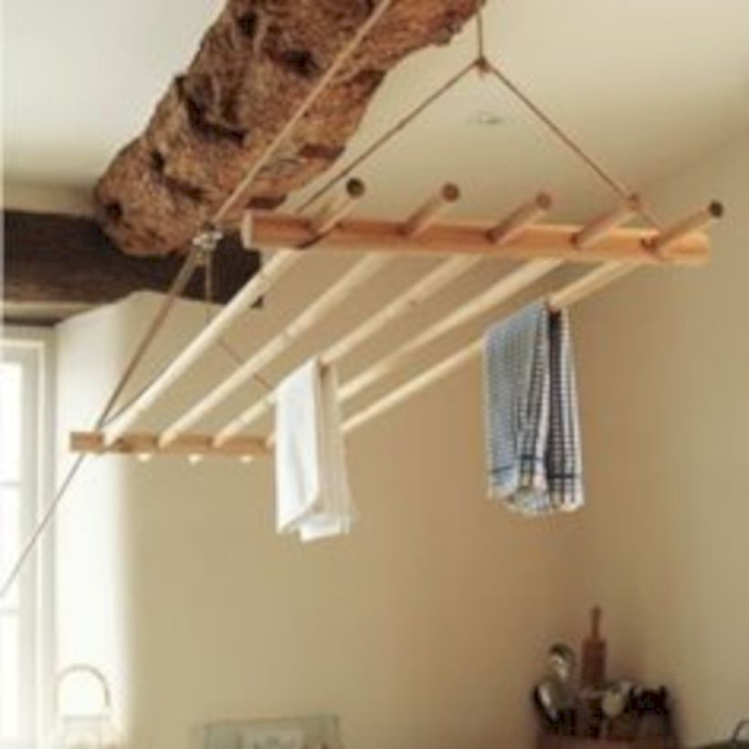 Drying rack design ideas that you can try 32