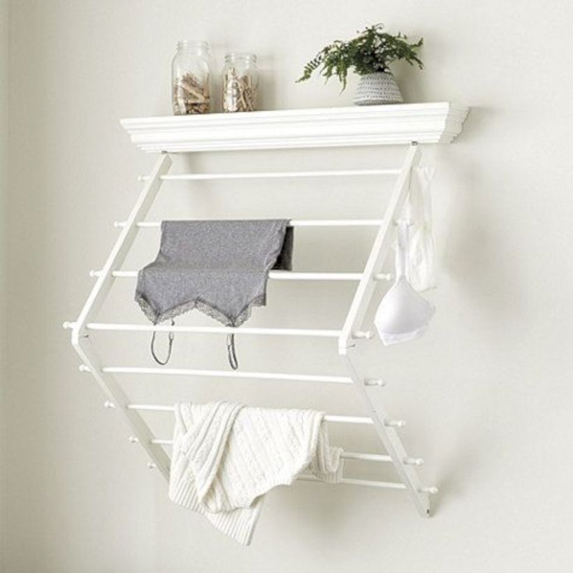 Drying rack design ideas that you can try 43