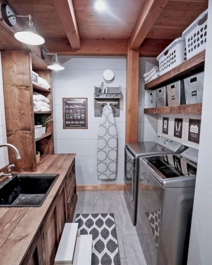 Inspiring small laundry room design ideas in spring 2019 06