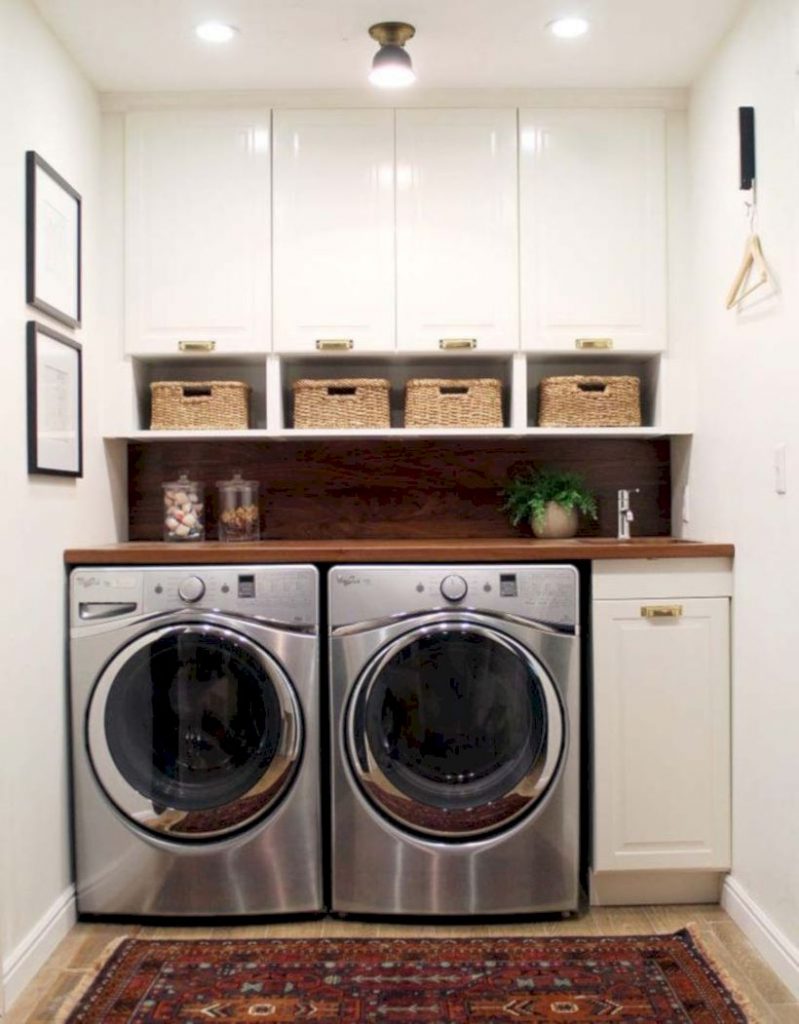 Inspiring small laundry room design ideas in spring 2019 09