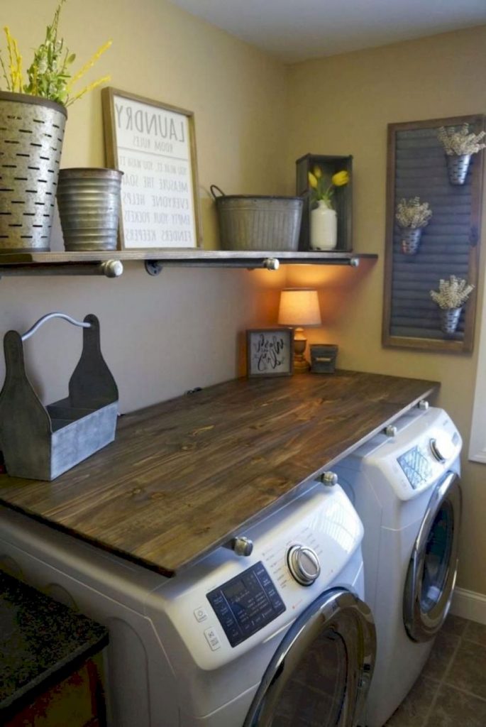 Inspiring small laundry room design ideas in spring 2019 19