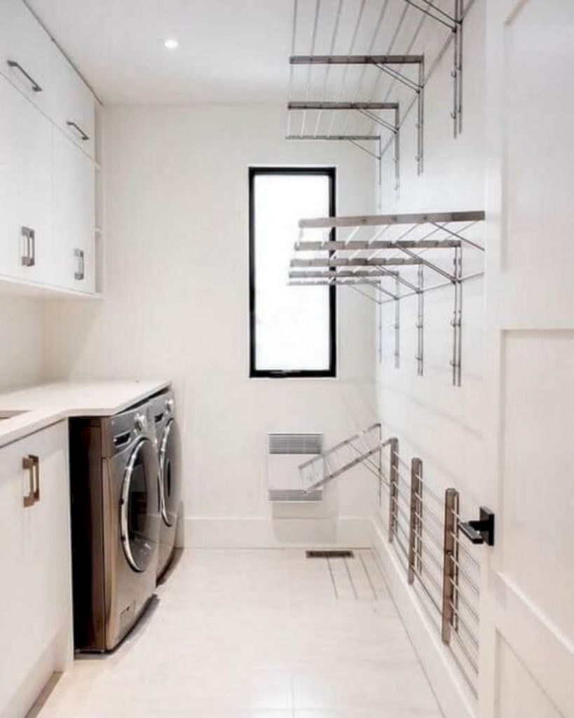 Inspiring small laundry room design ideas in spring 2019 42