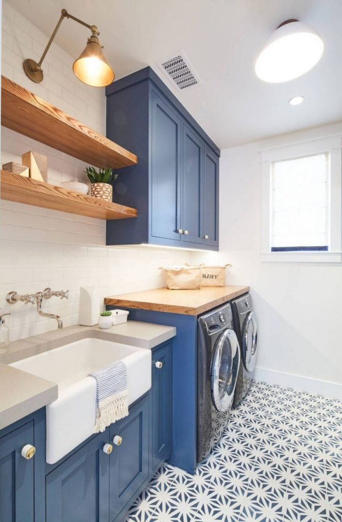 Inspiring small laundry room design ideas in spring 2019 43