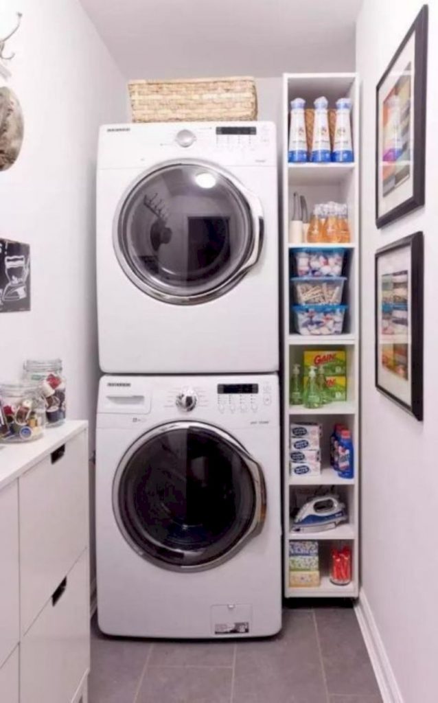 Inspiring small laundry room design ideas in spring 2019 50