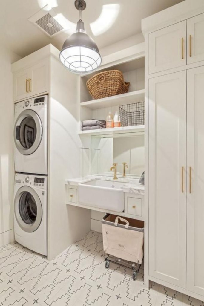 Inspiring small laundry room design ideas in spring 2019 51