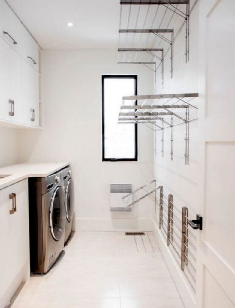Laundry design ideas with drying room that you must try 02