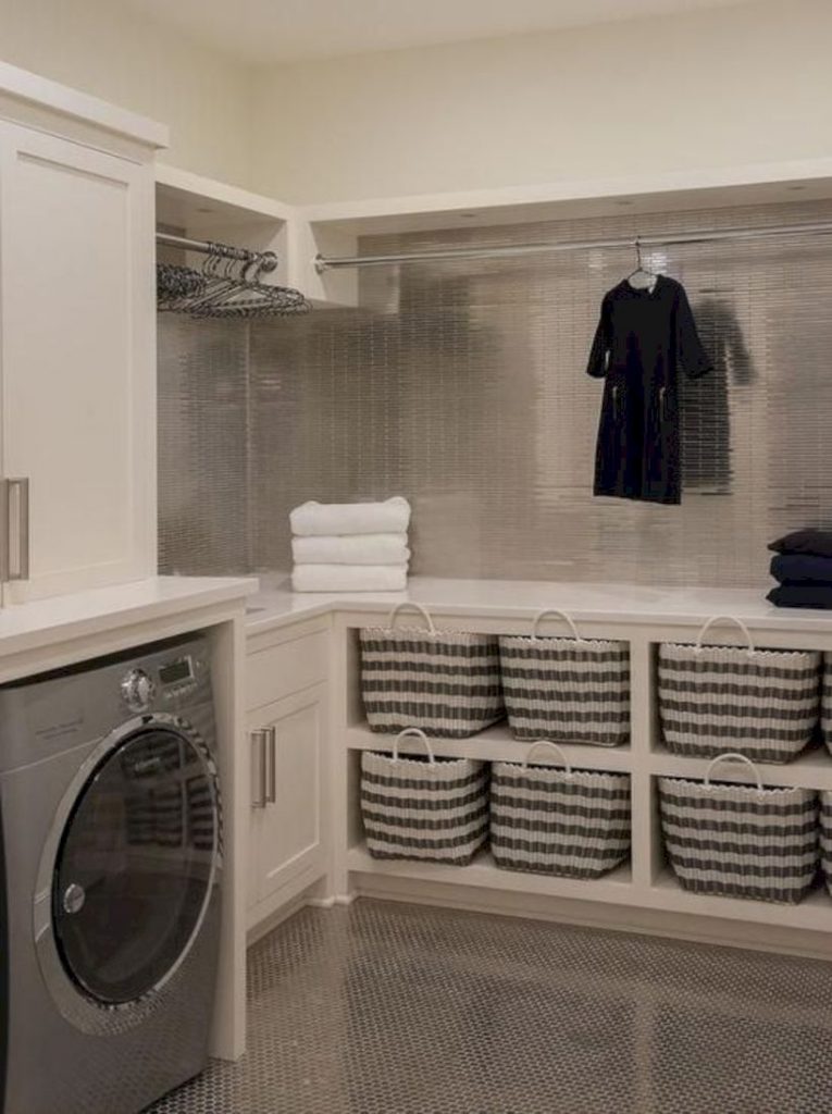 Laundry design ideas with drying room that you must try 05