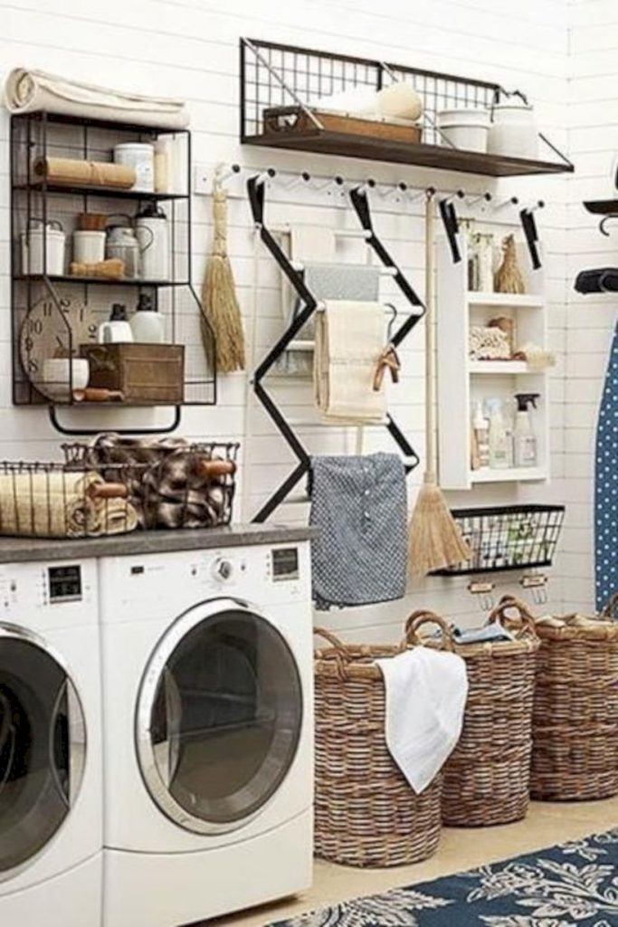 Laundry design ideas with drying room that you must try 08