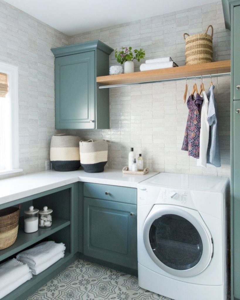 Laundry design ideas with drying room that you must try 20
