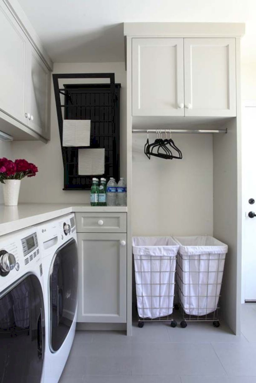 Laundry design ideas with drying room that you must try 21