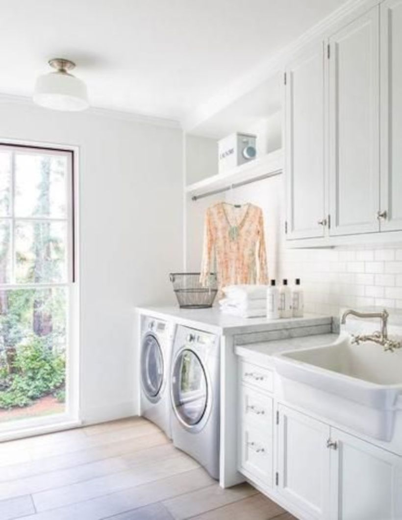 Laundry design ideas with drying room that you must try 22