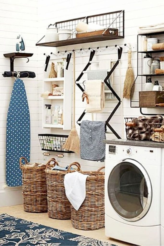 Laundry design ideas with drying room that you must try 23