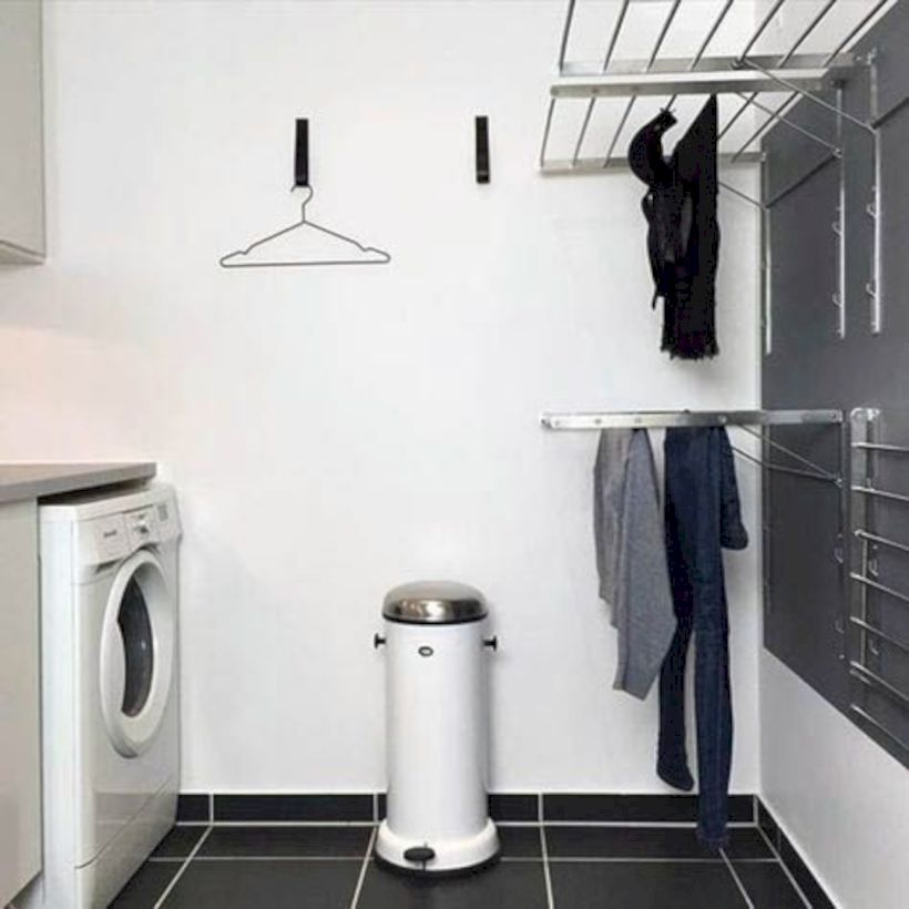 Laundry design ideas with drying room that you must try 27