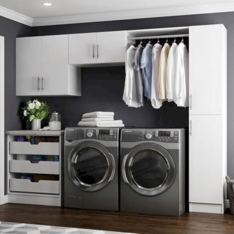 Laundry design ideas with drying room that you must try 36