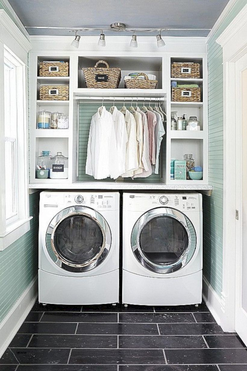 Laundry design ideas with drying room that you must try 40