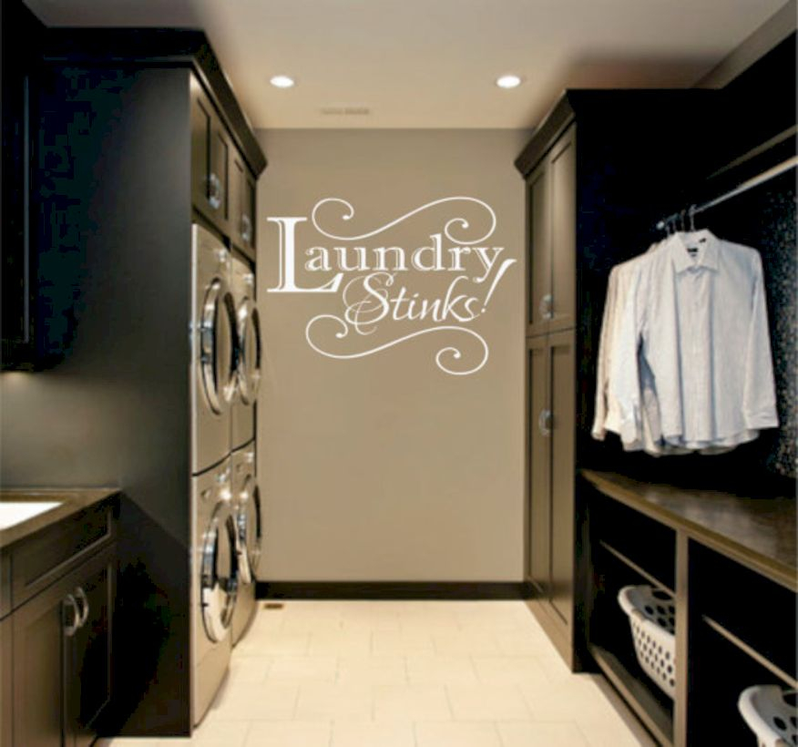 Laundry design ideas with drying room that you must try 42