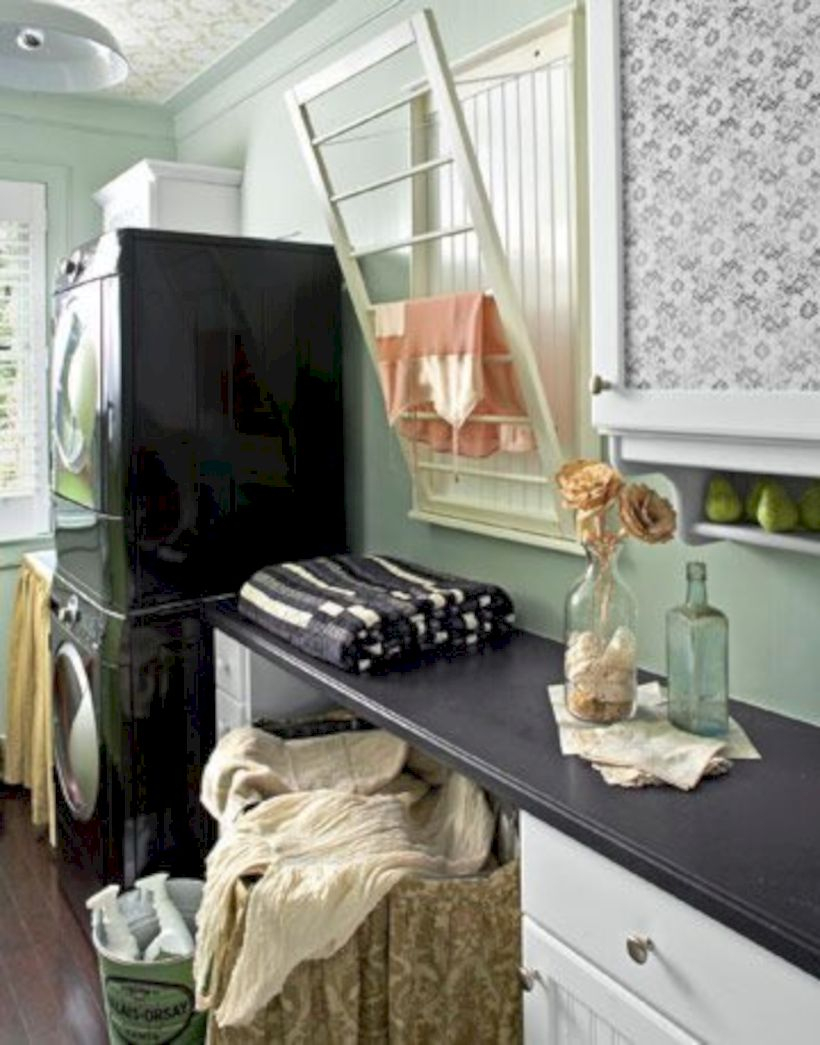 Laundry design ideas with drying room that you must try 51