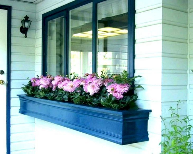 Inspiring wooden box ideas for flower that you can try 07