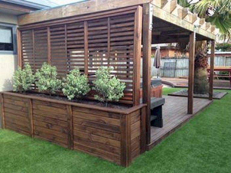 Inspiring wooden box ideas for flower that you can try 35