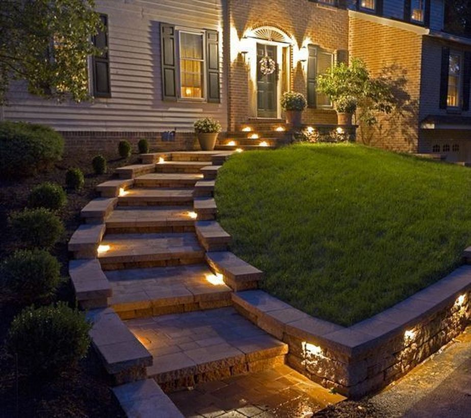 60 Adorable Front Yard Lighting Ideas For Your Summer Night Vibe ...