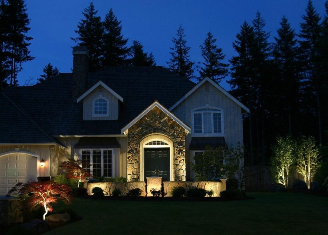 60 Adorable Front Yard Lighting Ideas For Your Summer Night Vibe ...