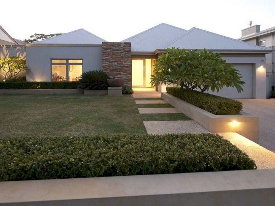 Adorable front yard lighting ideas for your summer night vibe 39