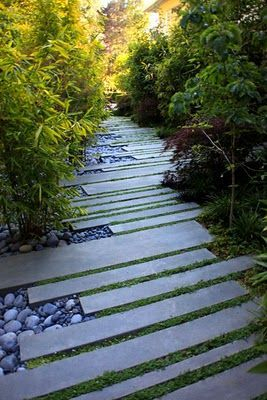 On budget garden walk path ideas for an easy movement around the garden 01