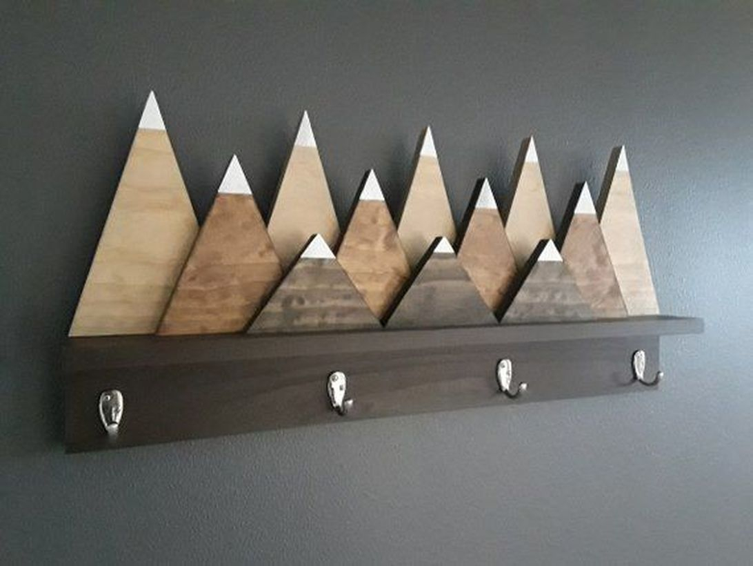 Wooden rack ideas to be applied into any home styles for a warmer room impression 05
