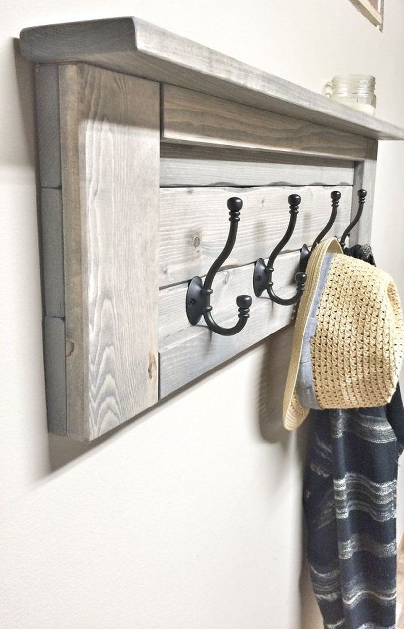 Wooden rack ideas to be applied into any home styles for a warmer room impression 08