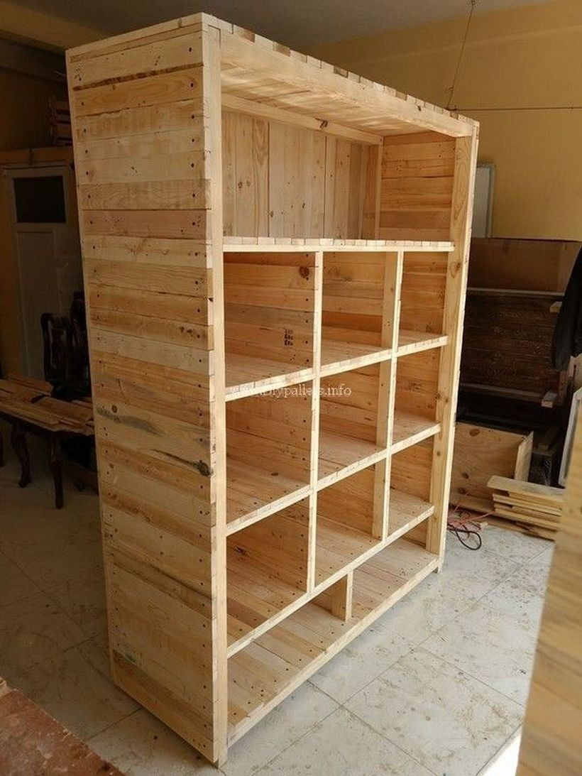 Wooden rack ideas to be applied into any home styles for a warmer room impression 11
