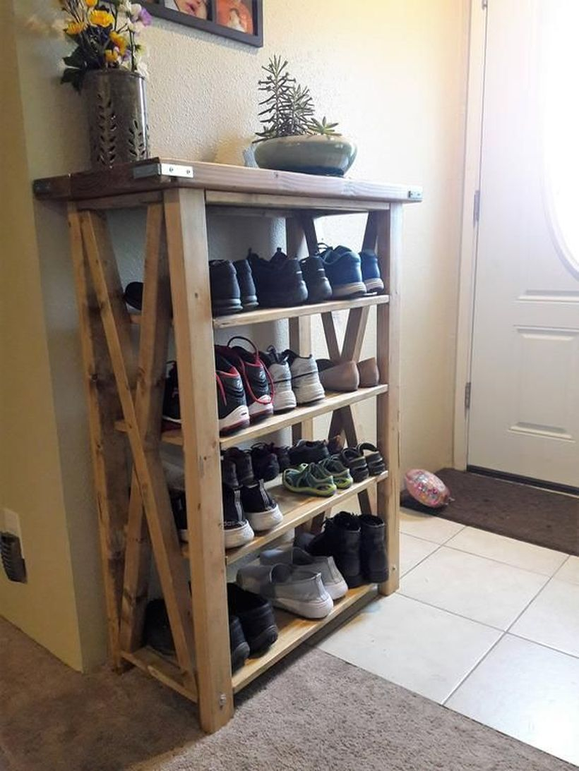 Wooden rack ideas to be applied into any home styles for a warmer room impression 17