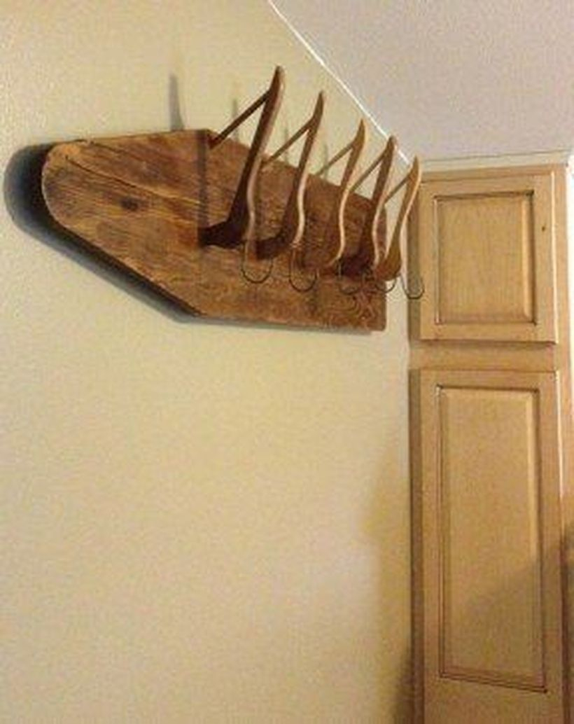 Wooden rack ideas to be applied into any home styles for a warmer room impression 22