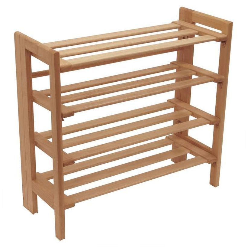 Wooden rack ideas to be applied into any home styles for a warmer room impression 32